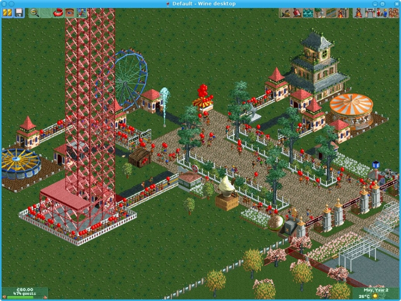 RollerCoaster Tycoon: Deluxe - Lutris